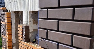 Фасады домов из кирпича в Добрянке: качественная кладка от 1154 рублей