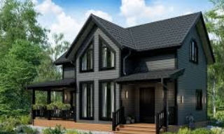 Проекты каркасных домов с террасой от 3669 рублей | Строй-Дбр