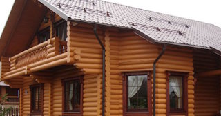 Строительство дома из оцилиндрованного бревна в Добрянке - от 136266 рублей