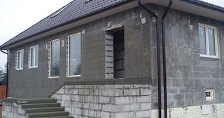 Фасад из газобетона для дома в Добрянке - Строй-Дбр, качественная отделка от 2097 руб.