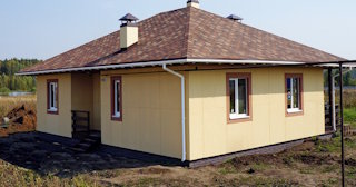 Одноэтажный дом из панелей под ключ в Добрянке - Строй-Дбр от 136266 рублей